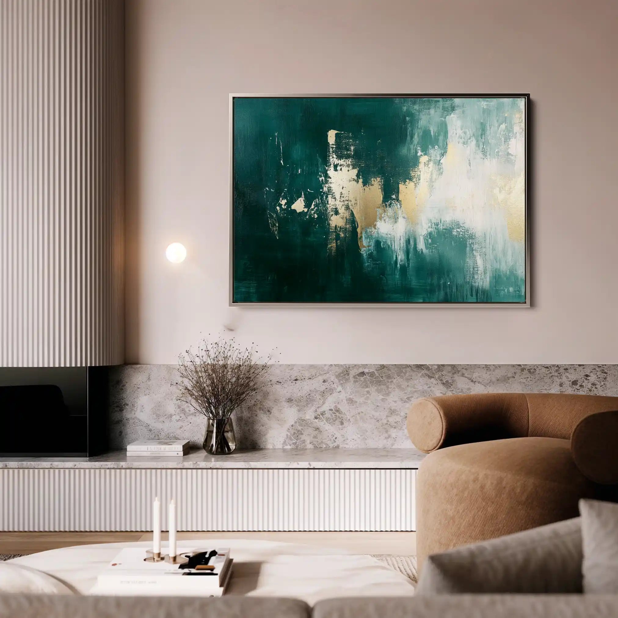 Abstract 358 Canvas Art 60 x 40 cm / Black