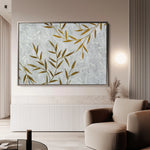 Floral 358 Canvas Art 18" x 24" / 45 x 60 cm / Black
