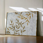 Floral 358 Canvas Art 18" x 24" / 45 x 60 cm / Black