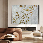 Floral 358 Canvas Art 18" x 24" / 45 x 60 cm / Black