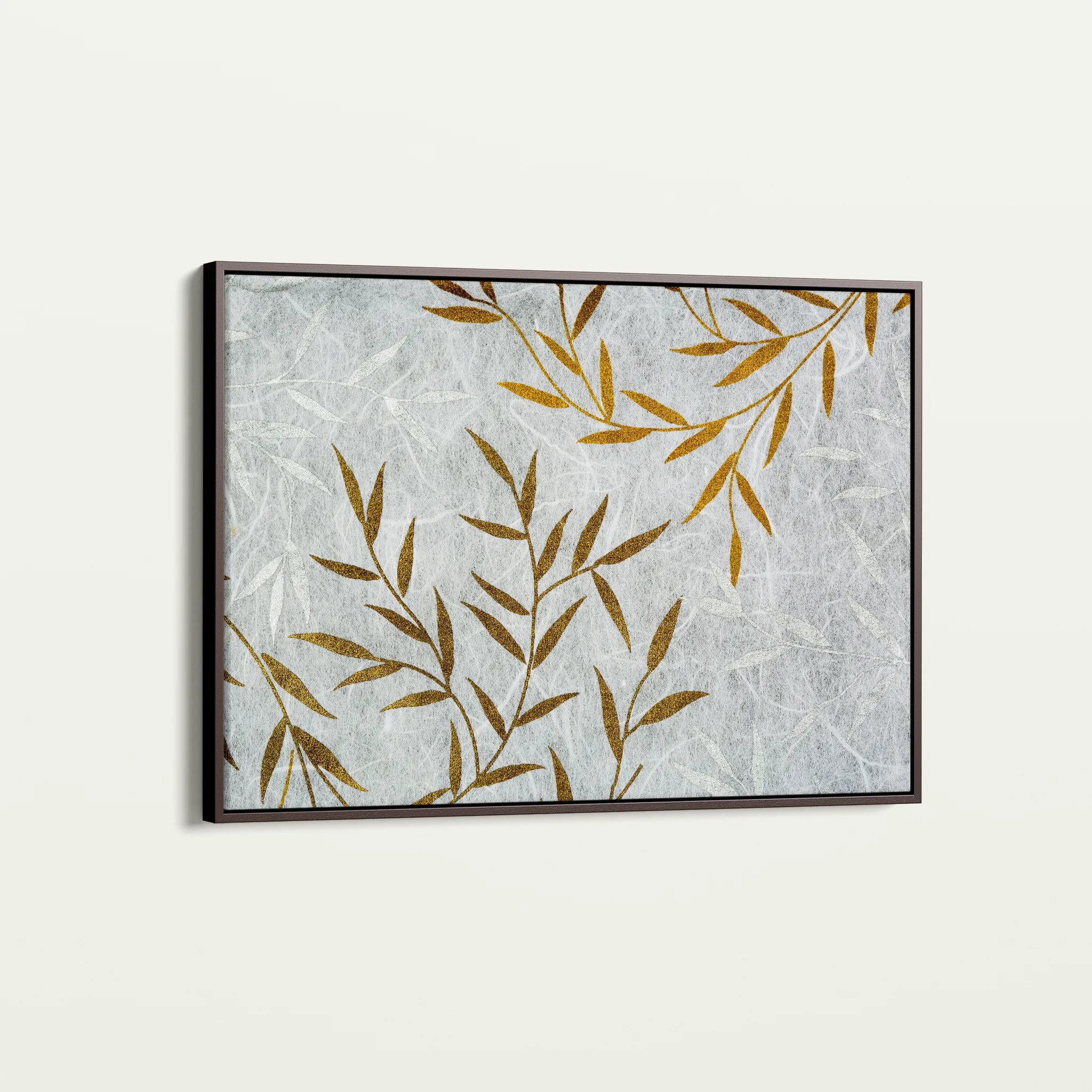 Floral 358 Canvas Art 18" x 24" / 45 x 60 cm / Black