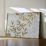 Floral 358 Canvas Art 60 x 40 cm / Black