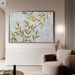 Floral 358 Canvas Art 60 x 40 cm / Black