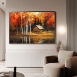 Landscape 358 Canvas Art 18" x 24" / 45 x 60 cm / Black