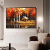 Landscape 358 Canvas Art 18" x 24" / 45 x 60 cm / Black