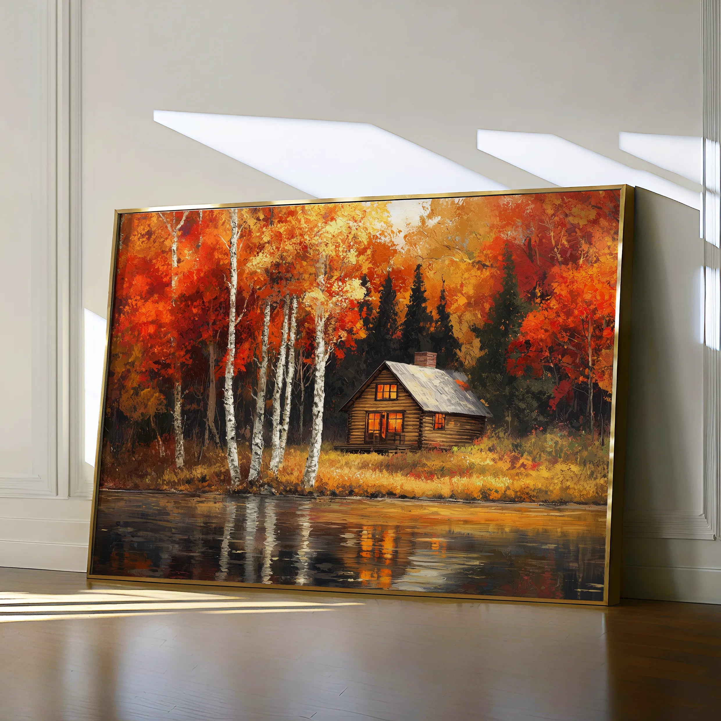 Landscape 358 Canvas Art 18" x 24" / 45 x 60 cm / Black