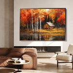 Landscape 358 Canvas Art 18" x 24" / 45 x 60 cm / Black