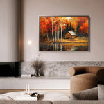 Landscape 358 Canvas Art 18" x 24" / 45 x 60 cm / Black