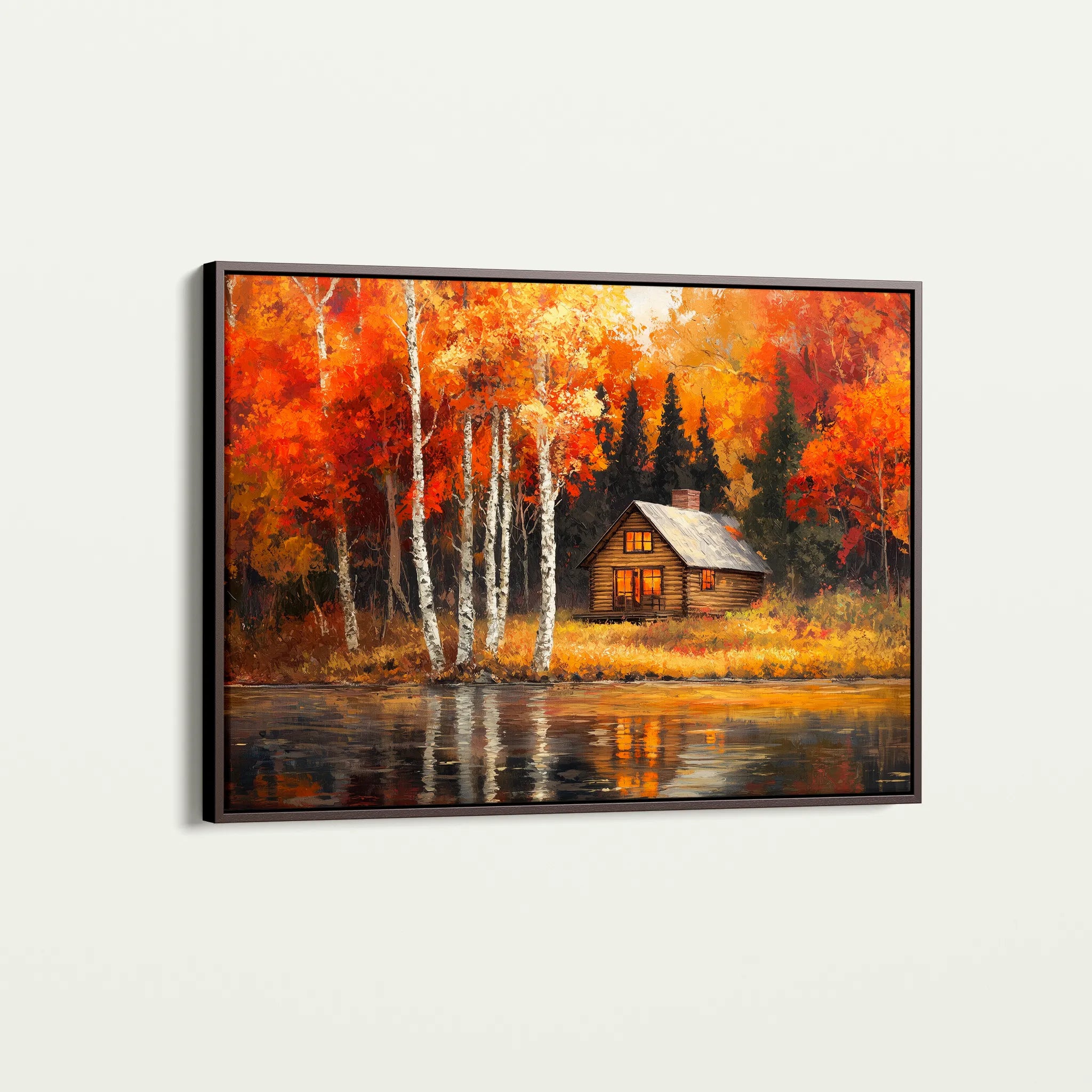 Landscape 358 Canvas Art 18" x 24" / 45 x 60 cm / Black