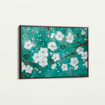Floral 359 Canvas Art 18" x 24" / 45 x 60 cm / Black