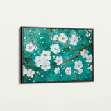 Floral 359 Canvas Art 18" x 24" / 45 x 60 cm / Black