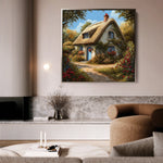 Landscape 359 Canvas Art 16" x 16" / 40 x 40 cm / Black
