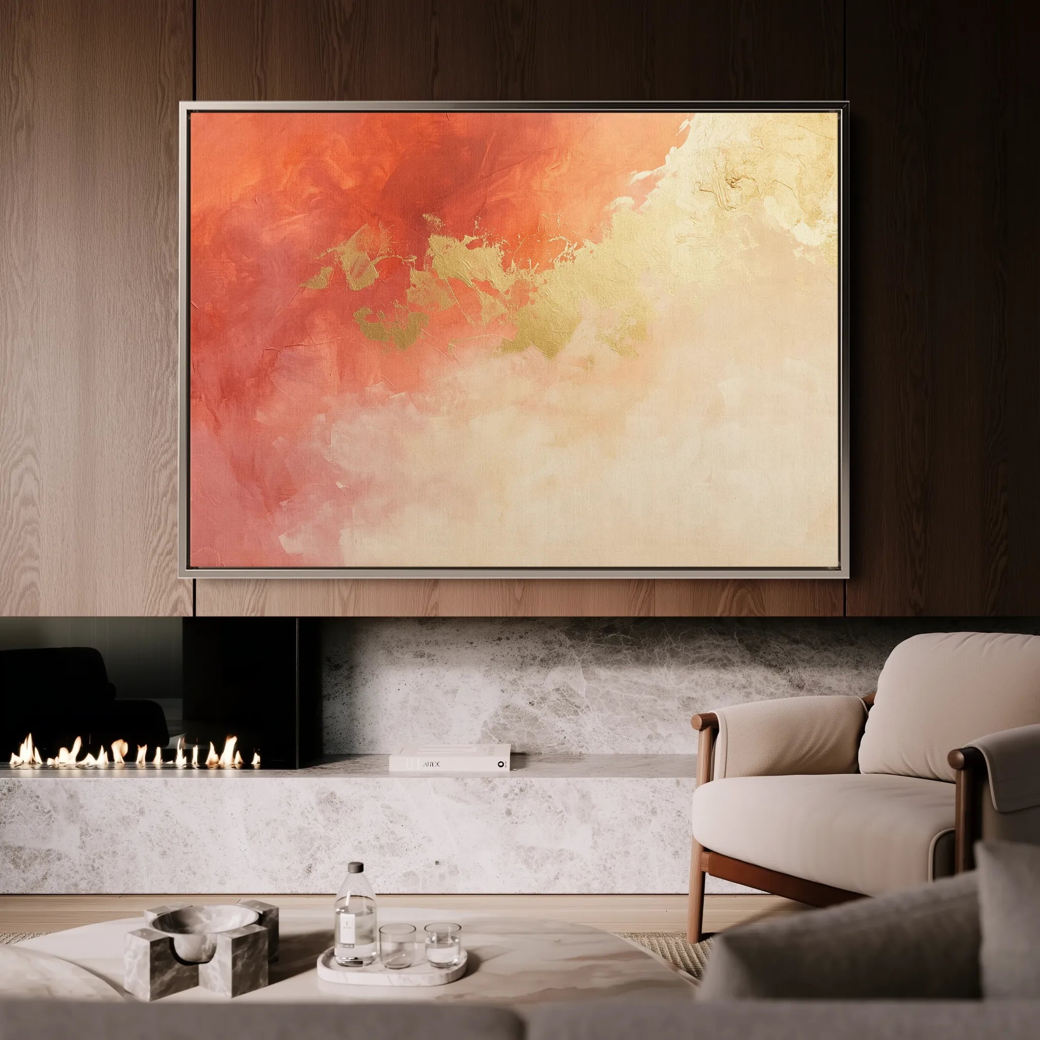 Abstract 360 Canvas Art 18" x 24" / 45 x 60 cm / Black