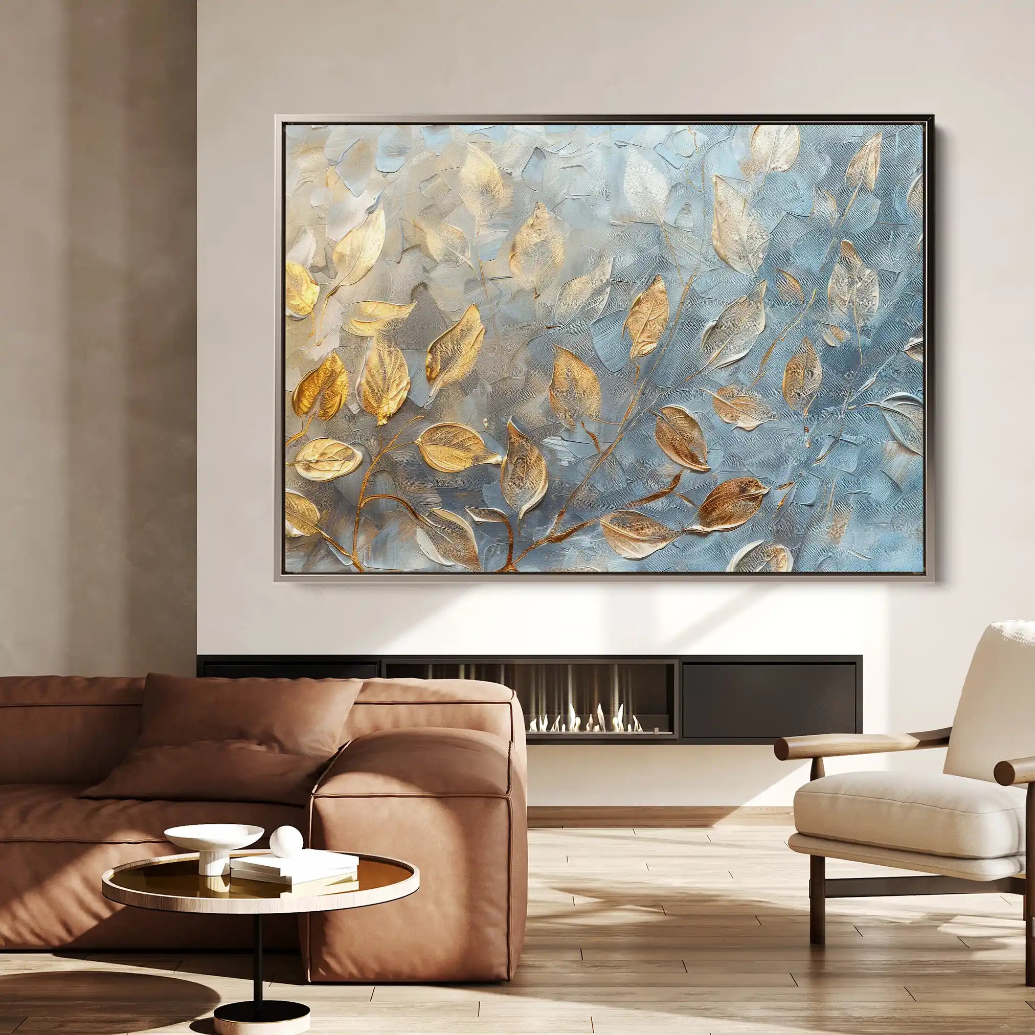 Floral 360 Canvas Art 60 x 40 cm / Black