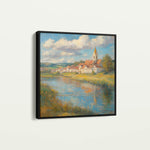 Landscape 360 Canvas Art 16" x 16" / 40 x 40 cm / Black