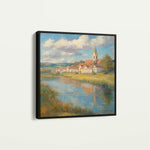 Landscape 360 Canvas Art 60 x 60 cm / Black