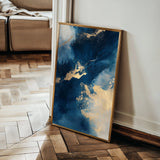 Abstract 361 Canvas Art 18" x 24" / 45 x 60 cm / Black