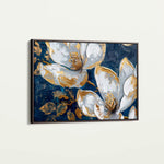 Floral 361 Canvas Art 60 x 40 cm / Black