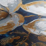 Floral 361 Canvas Art 60 x 40 cm / Black