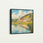 Landscape 361 Canvas Art 16" x 16" / 40 x 40 cm / Black
