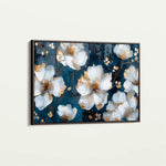 Floral 362 Canvas Art 60 x 40 cm / Black