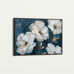 Floral 363 Canvas Art 60 x 40 cm / Black