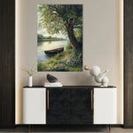 Landscape 363 Canvas Art 18" x 24" / 45 x 60 cm / Black