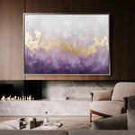 Abstract 364 Canvas Art 18" x 24" / 45 x 60 cm / Black