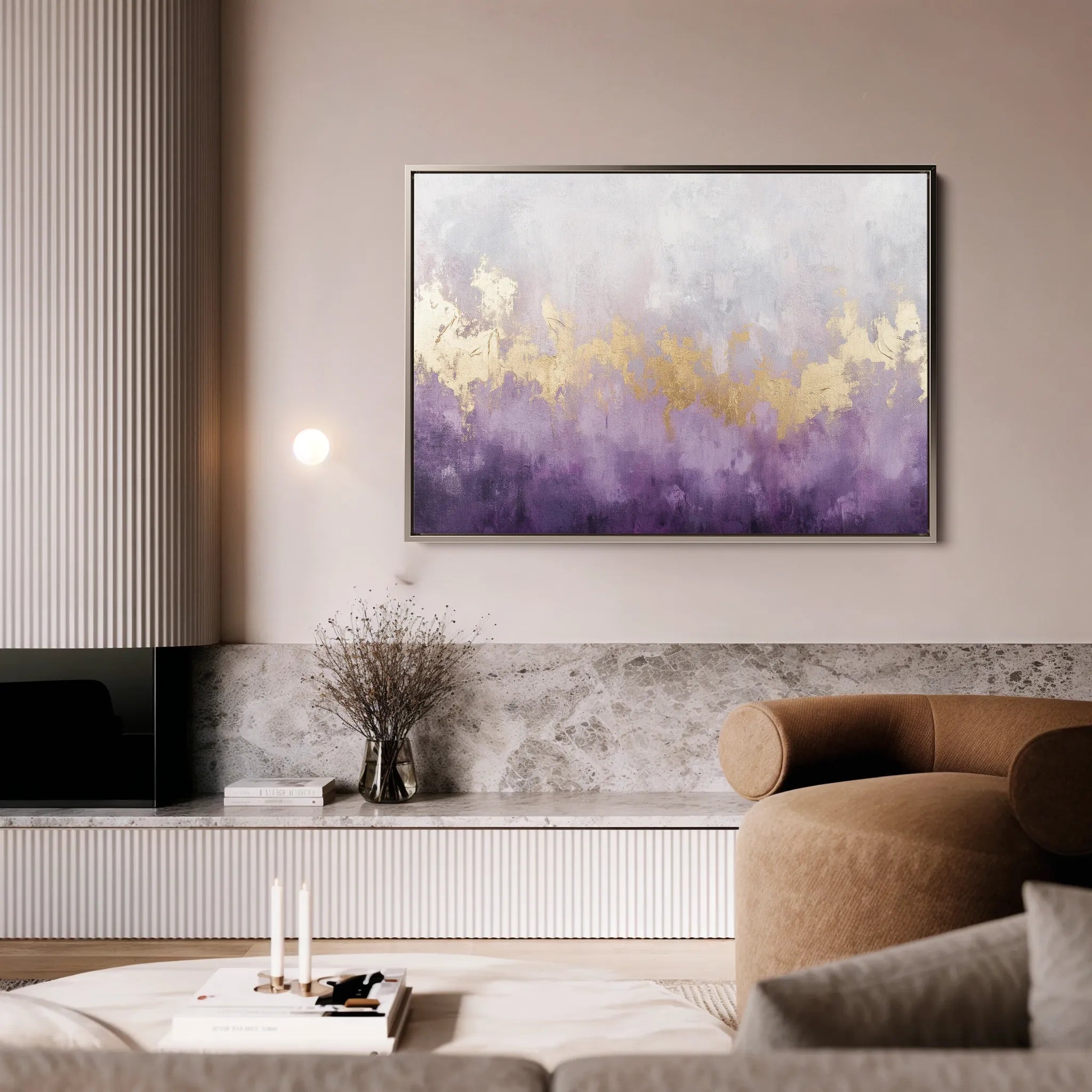 Abstract 364 Canvas Art 18" x 24" / 45 x 60 cm / Black