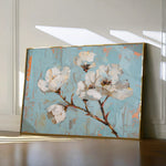 Floral 364 Canvas Art 18" x 24" / 45 x 60 cm / Black