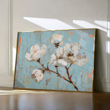 Floral 364 Canvas Art 18" x 24" / 45 x 60 cm / Black
