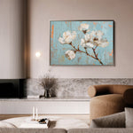 Floral 364 Canvas Art 18" x 24" / 45 x 60 cm / Black