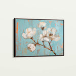 Floral 364 Canvas Art 18" x 24" / 45 x 60 cm / Black