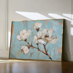 Floral 364 Canvas Art 60 x 40 cm / Black