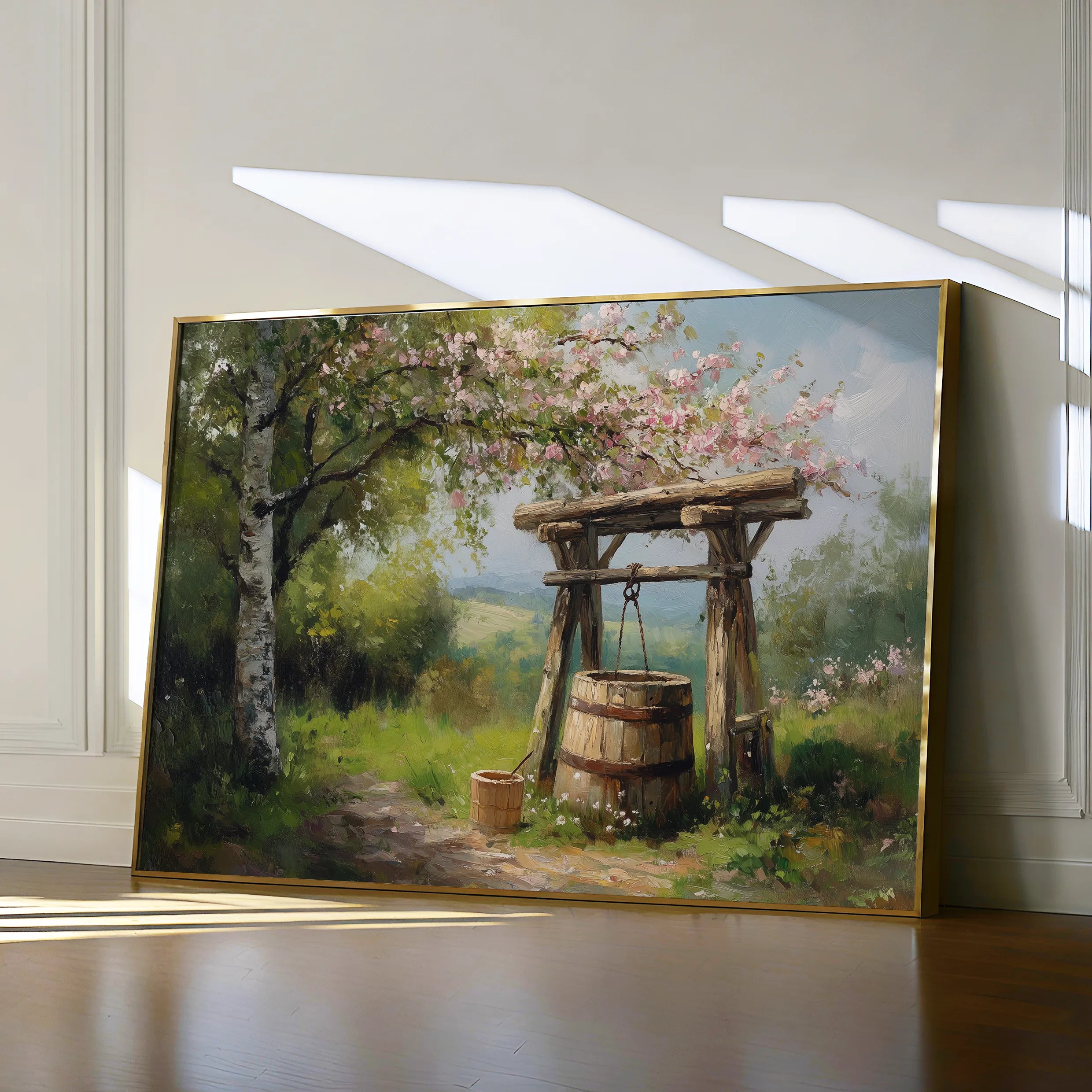 Landscape 364 Canvas Art 18" x 24" / 45 x 60 cm / Black