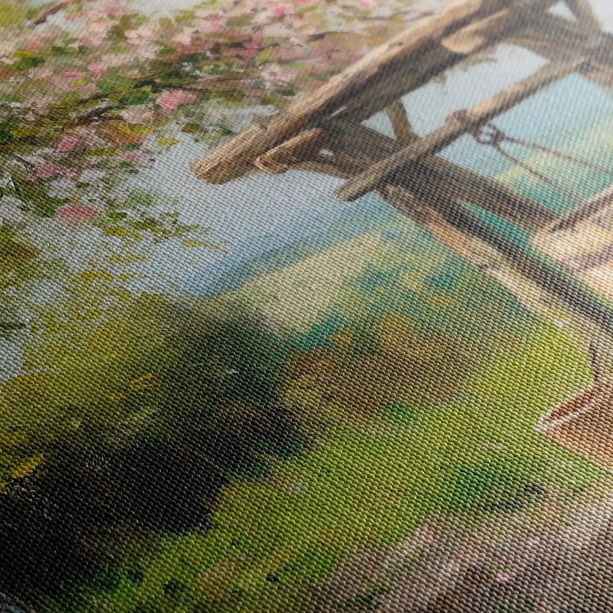 Landscape 364 Canvas Art 60 x 40 cm / Black
