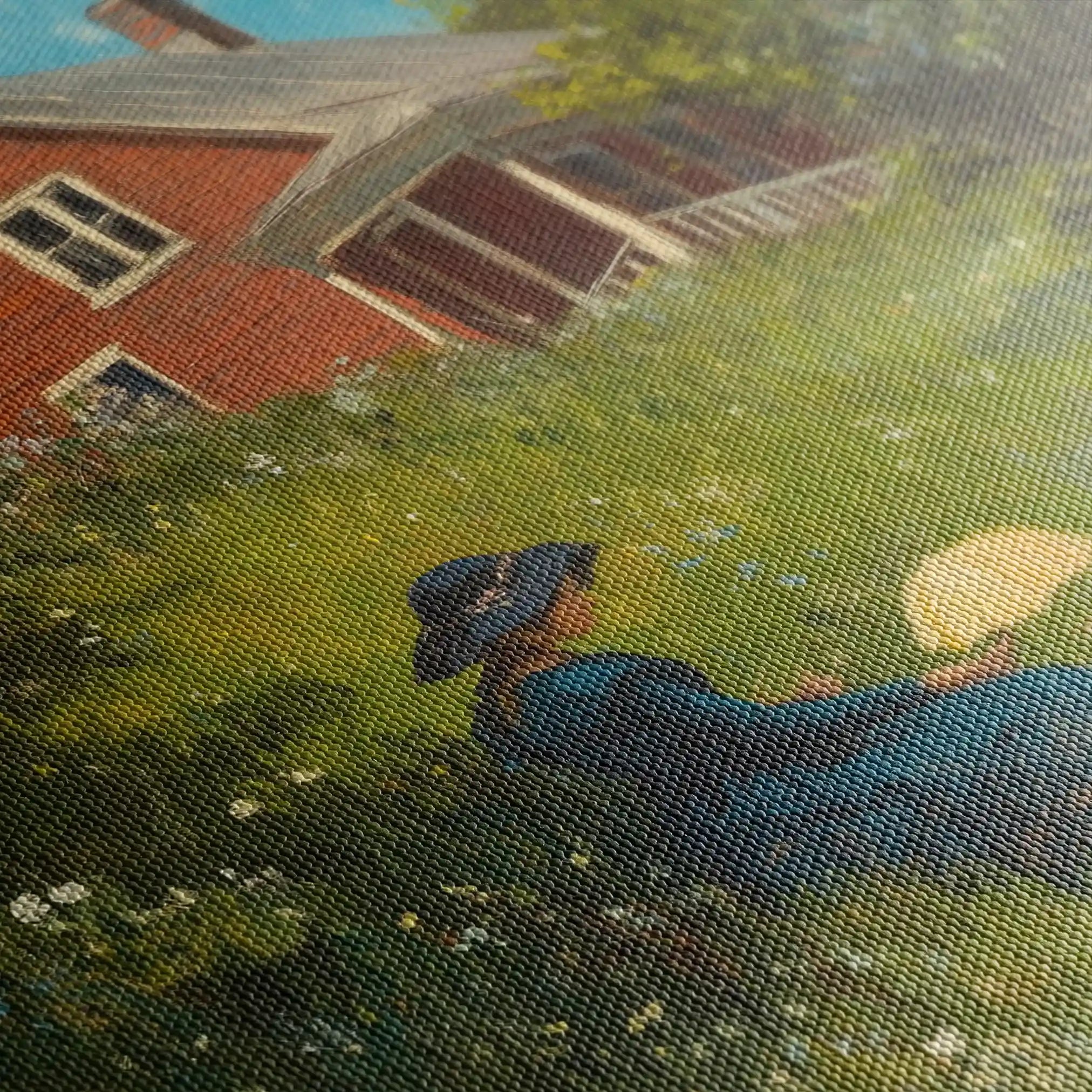 Landscape 365 Canvas Art 60 x 40 cm / Black