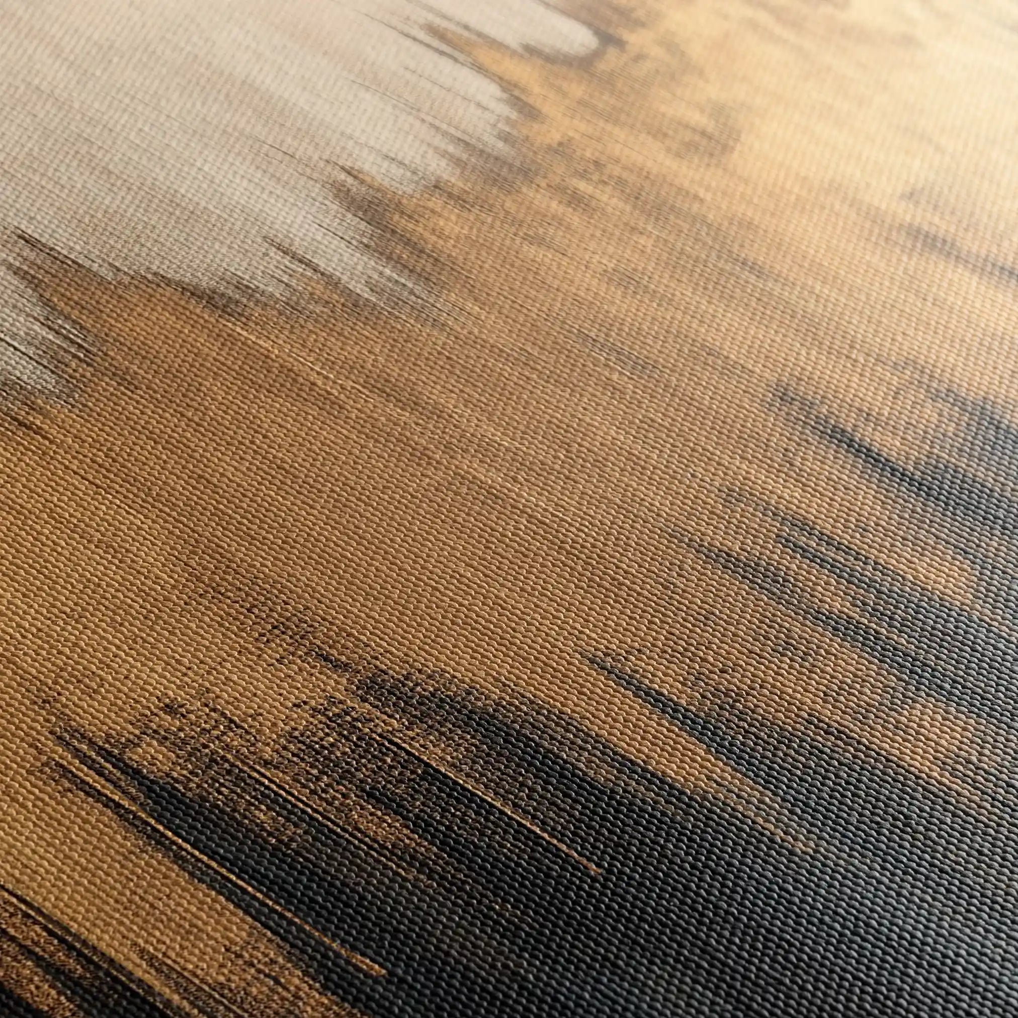Abstract 366 Canvas Art 60 x 40 cm / Black