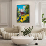 Landscape 366 Canvas Art 18" x 24" / 45 x 60 cm / Black