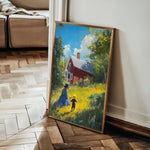 Landscape 366 Canvas Art 18" x 24" / 45 x 60 cm / Black