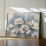 Floral 367 Canvas Art 60 x 40 cm / Black