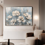 Floral 367 Canvas Art 60 x 40 cm / Black