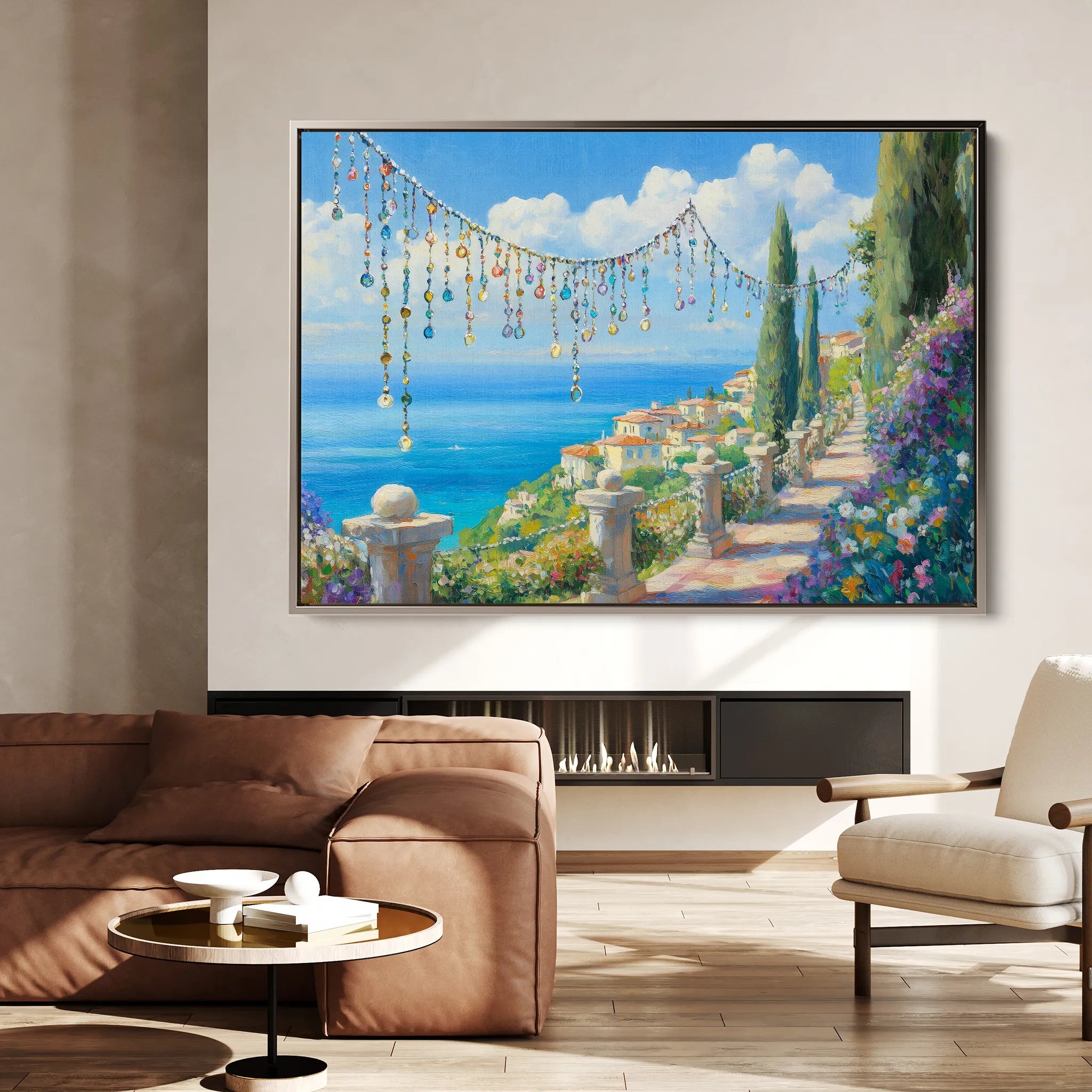 Landscape 367 Canvas Art 18" x 24" / 45 x 60 cm / Black