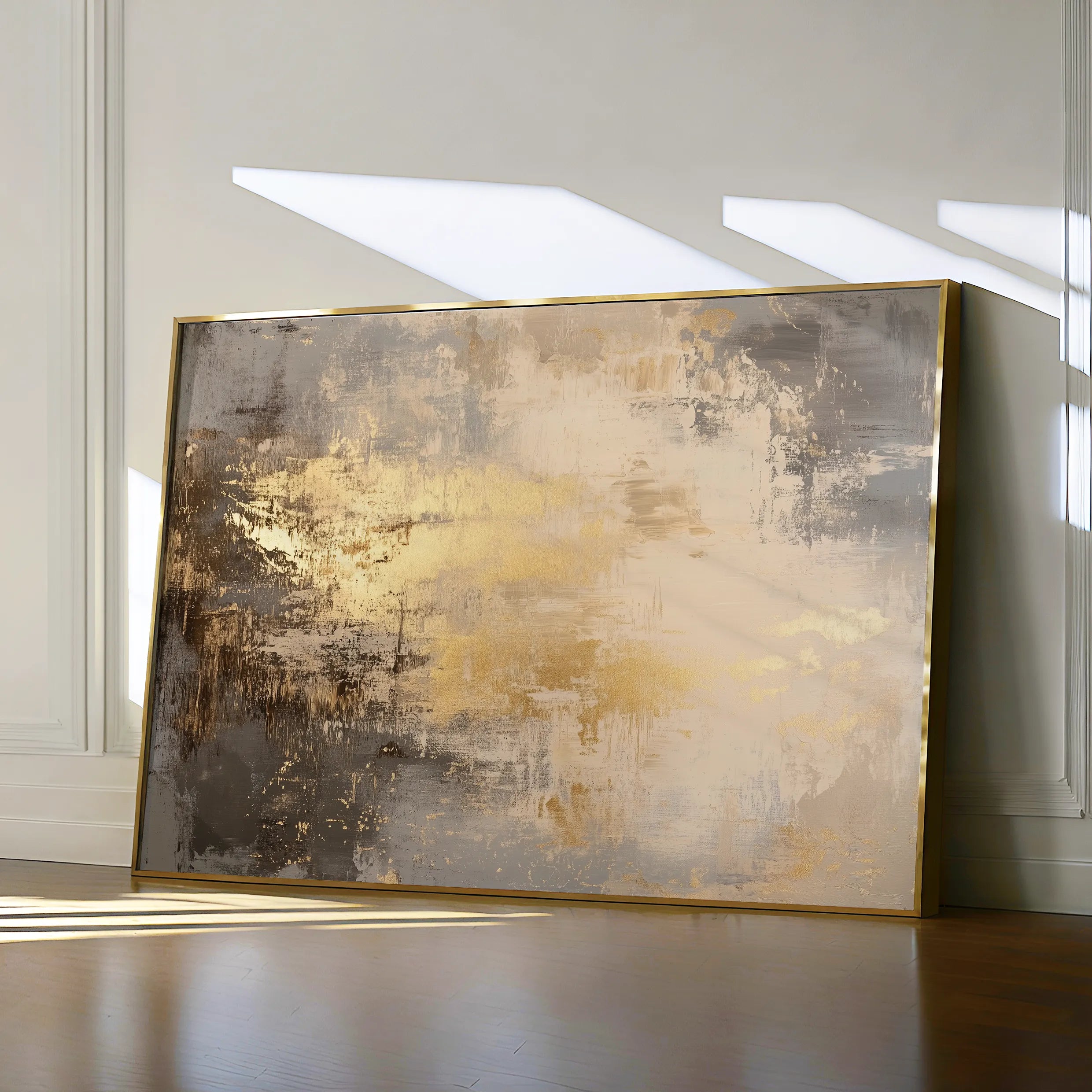 Abstract 368 Canvas Art 18" x 24" / 45 x 60 cm / Black