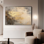 Abstract 368 Canvas Art 18" x 24" / 45 x 60 cm / Black