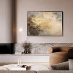 Abstract 368 Canvas Art 18" x 24" / 45 x 60 cm / Black