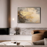 Abstract 368 Canvas Art 18" x 24" / 45 x 60 cm / Black