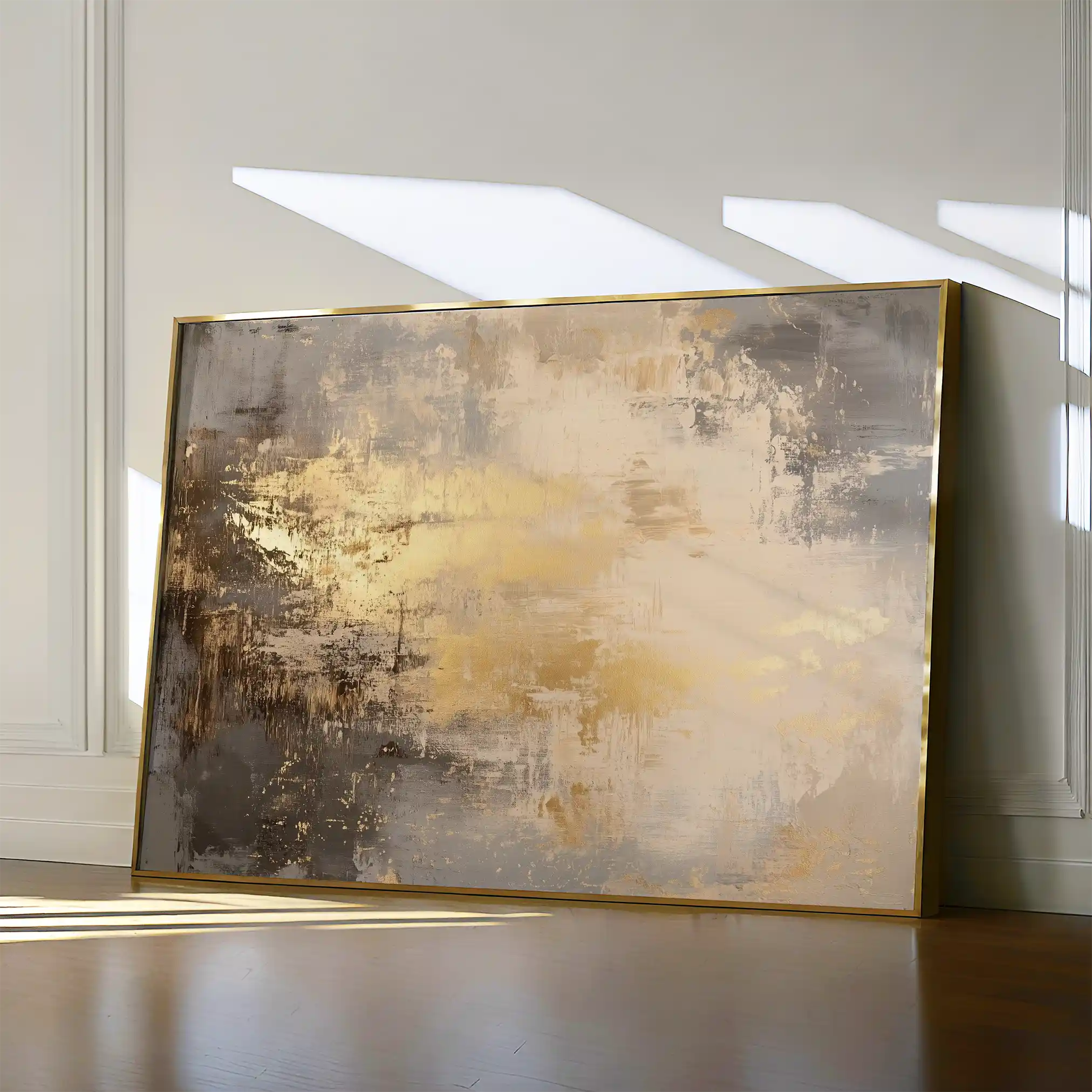 Abstract 368 Canvas Art 60 x 40 cm / Black