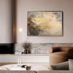 Abstract 368 Canvas Art 60 x 40 cm / Black