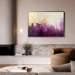 Abstract 369 Canvas Art 18" x 24" / 45 x 60 cm / Black